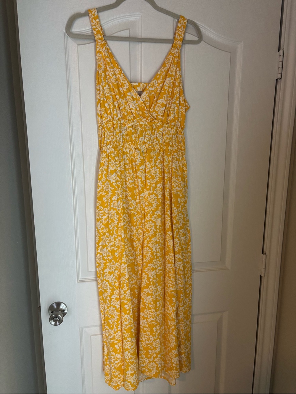 Target Yellow and White Floral Maxi Dress